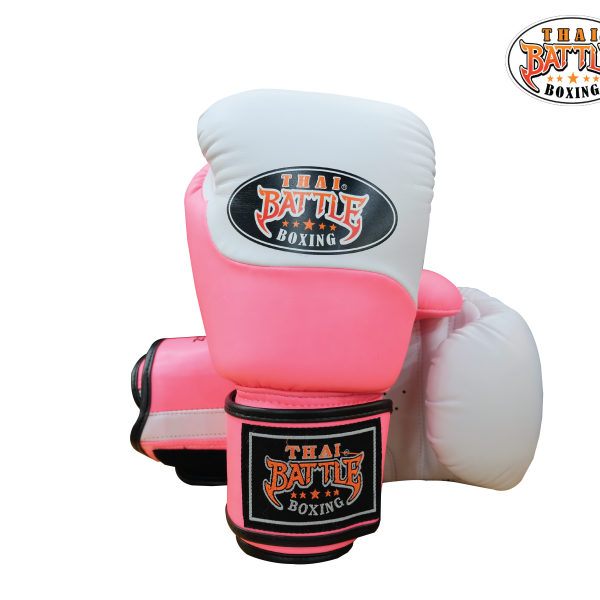 pink battle gloves